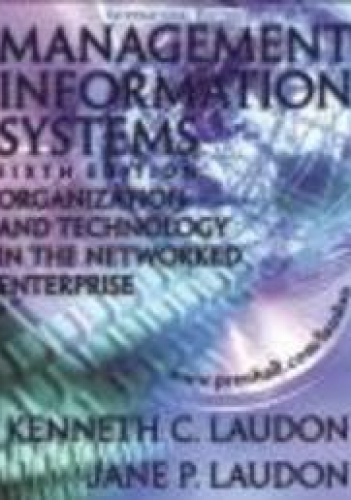 Okładka: K. Laudon - Management Information Systems 5e