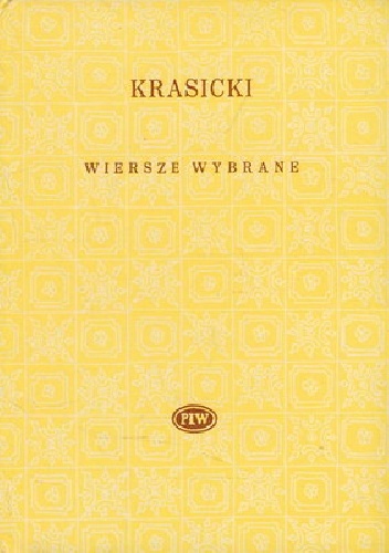 Okładka: Ignacy Krasicki - Wiersze wybrane