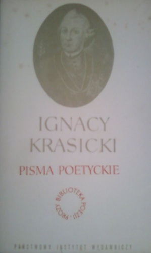 Okładka: Ignacy Krasicki - Pisma poetyckie (tom I)