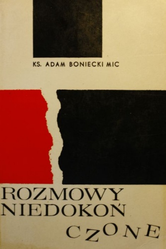 Okładka: Adam Boniecki - Rozmowy niedokończone