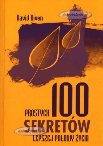 Okładka: David Niven - 100 prostych sekretów lepszej połowy życia