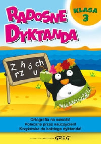 Okładka: Marta Kurdziel - Radosne dyktanda. Klasa 3