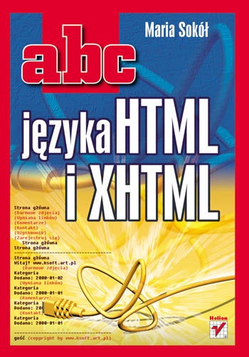 Okładka: Maria Sokół - ABC języka HTML i XHTML