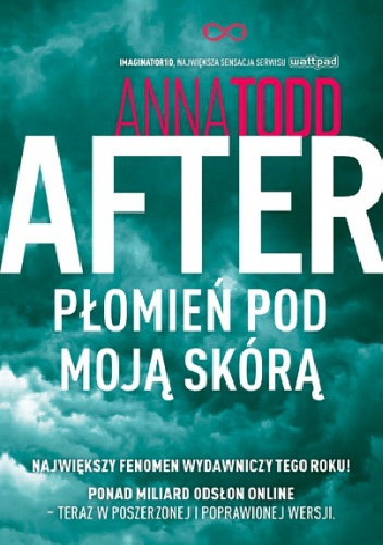 Okładka: Anna Todd - After. Płomień pod moją skórą