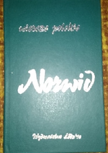 Okładka: Cyprian Kamil Norwid - Wiersze polskie