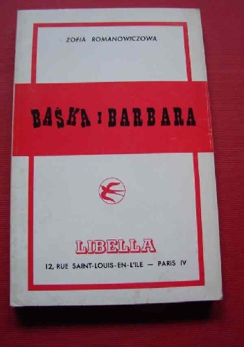 Okładka: Zofia Romanowiczowa - Baśka i Barbara