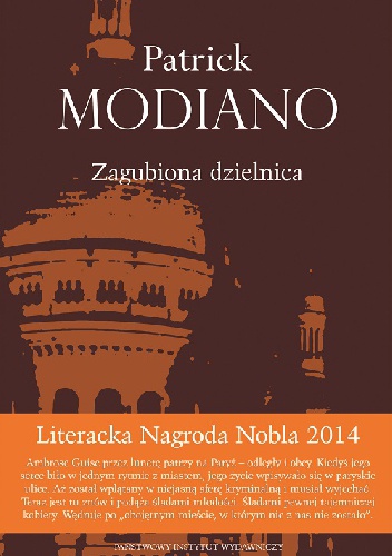 Okładka: Patrick Modiano - Zagubiona dzielnica
