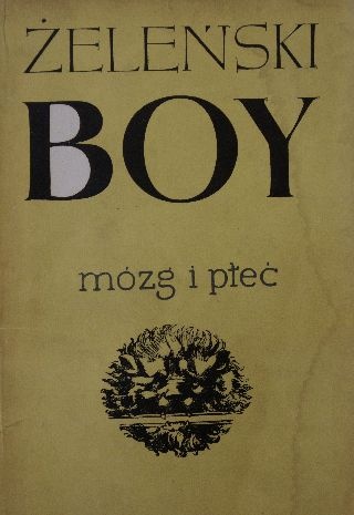 Okładka: Tadeusz Boy-Żeleński - Mózg i płeć II