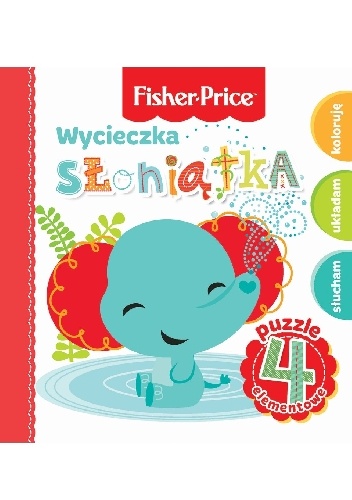 Okładka: Anna Wiśniewska - Wycieczka słoniątka. Fisher Price Puzzle