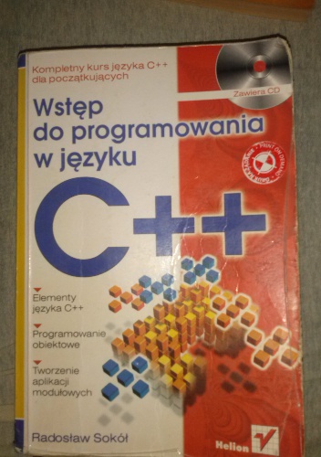 Okładka:  - Wstęp do programowania w języku C++