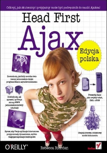 Okładka: Rebecca Riordan - Head First Ajax. Edycja polska