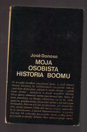 Okładka: José Donoso - Moja osobista historia boomu