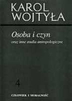 Okładka: Karol Wojtyła - Osoba i czyn oraz inne studia antropologiczne