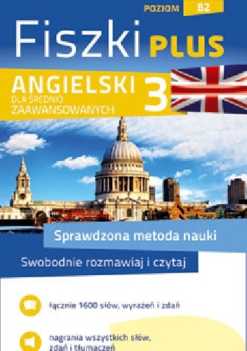 Okładka:  praca zbiorowa - Angielski Fiszki PLUS dla średnio zaawansowanych 3