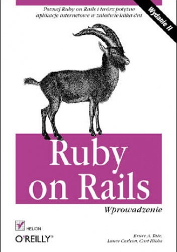 Okładka: Curt Hibbs - Ruby on Rails. Wprowadzenie. Wydanie II