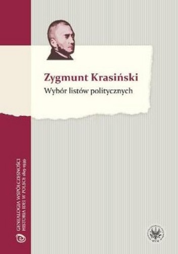Okładka: Zygmunt Krasiński - Wybór listów politycznych