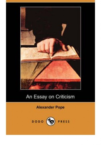 Okładka: Alexander Pope - An Essay on Criticism