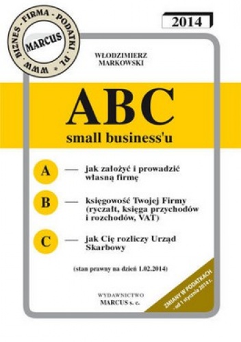 Okładka: Włodzimierz Markowski - ABC small business'u
