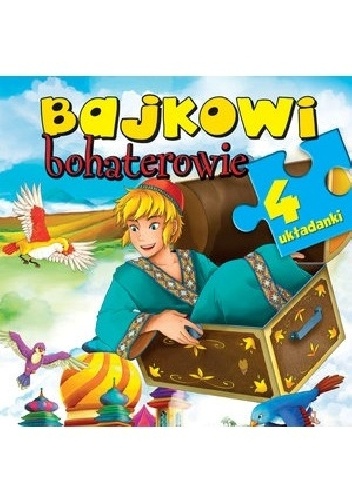 Okładka: Anna Wiśniewska - Bajkowi bohaterowie. 4 układanki