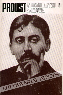 Okładka: Jan Błoński - Proust w oczach krytyki światowej
