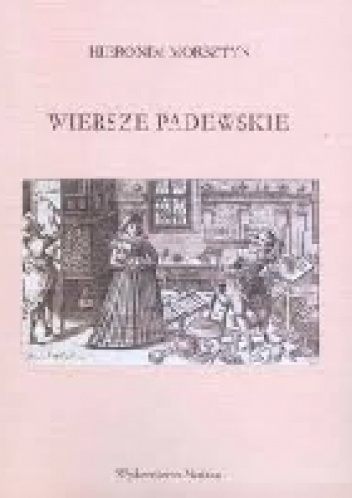 Okładka: Hieronim Morsztyn - Wiersze padewskie