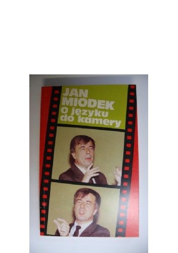 Okładka: Jan Miodek - O języku do kamery
