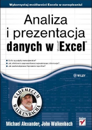 Okładka: John Walkenbach - Analiza i prezentacja danych w Microsoft Excel. Vademecum Walkenbacha