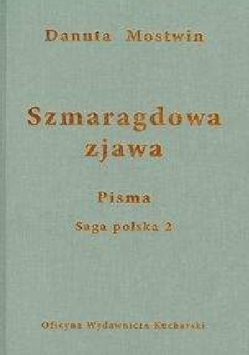 Okładka: Danuta Mostwin - Szmaragdowa zjawa