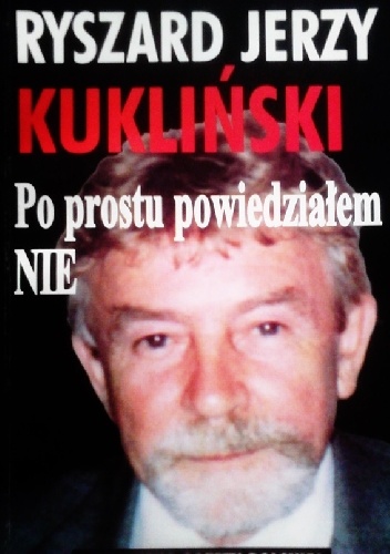 Okładka:  - Po prostu powiedziałem nie.