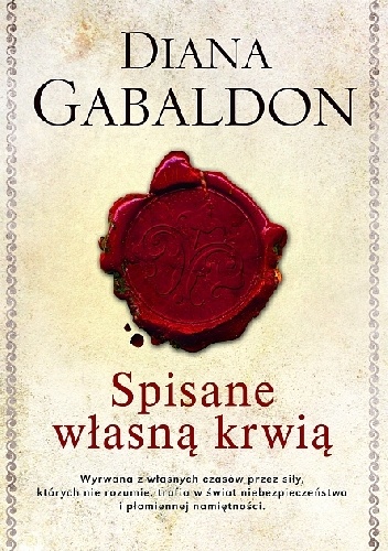 Okładka: Diana Gabaldon - Spisane własną krwią