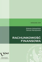 Okładka: Elżbieta Kalwasińska - Rachunkowość finansowa