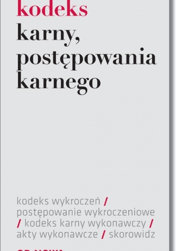 Okładka: Lech Krzyżanowski - Kodeks karny, postępowania karnego