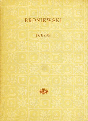 Okładka: Władysław Broniewski - Poezje