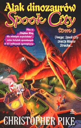 Okładka: Christopher Pike - Atak dinozaurów