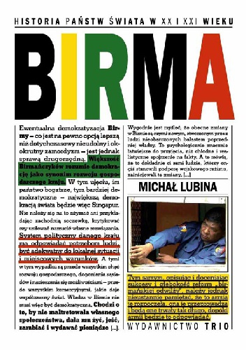 Okładka: Michał Lubina - Birma