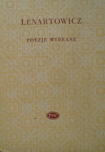Okładka: Teofil Lenartowicz - Poezje wybrane