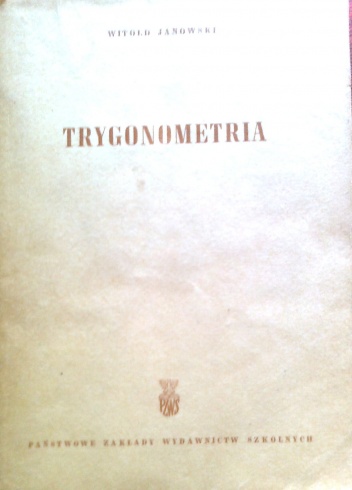 Okładka: Witold Janowski - Trygonometria