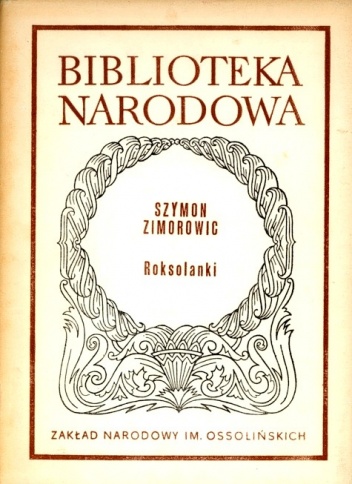Okładka: Szymon Zimorowic - Roksolanki
