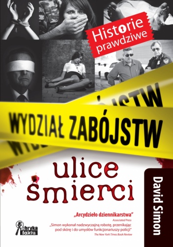 Okładka: David Simon - Wydział zabójstw. Ulice śmierci