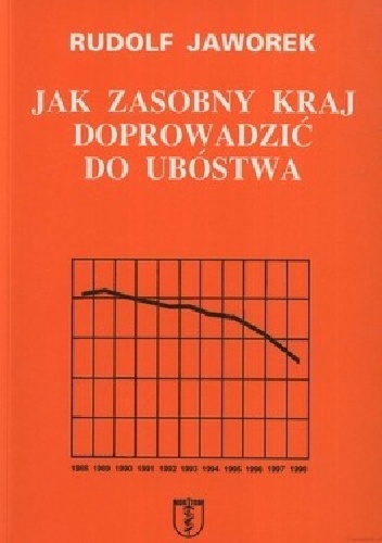 Okładka: Rudolf Jaworek - Jak zasobny kraj doprowadzić do ubóstwa. Kulisy i przyczyny kryzysu gospodarczego w Polsce