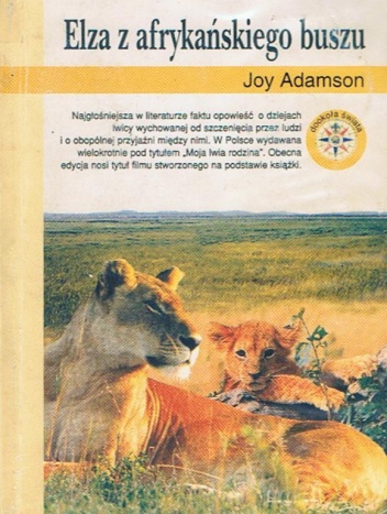 Okładka: Joy Adamson - Elza z afrykańskiego buszu
