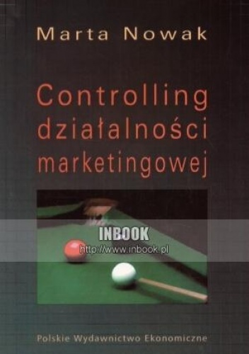 Okładka: Marta Nowak - Controlling działalności marketingowej