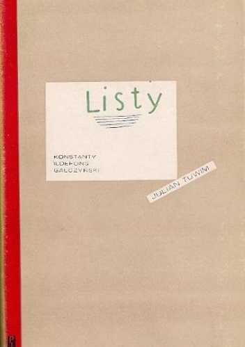 Okładka: Julian Tuwim - Listy