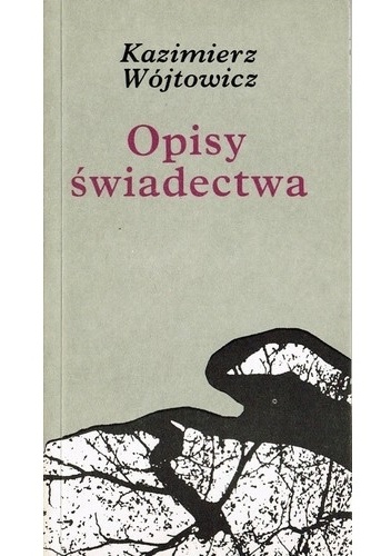 Okładka: Kazimierz Wójtowicz - Opisy świadectwa