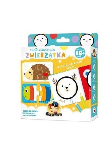 Okładka:  praca zbiorowa - CzuCzu. Mała akademia. Zwierzątka. 18mc+