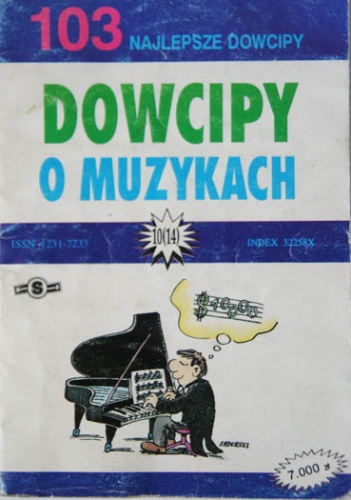 Okładka: Janusz Nowosad - Dowcipy o muzykach. 103 najlepsze dowcipy