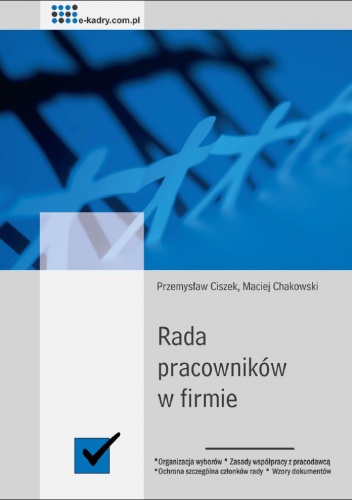 Okładka: Przemysław Ciszek - Rada pracowników w firmie - e-book