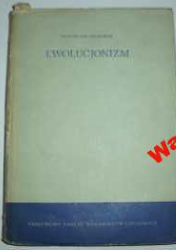 Okładka: Stanisław Skowron - Ewolucjonizm