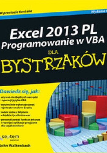 Okładka: John Walkenbach - Excel 2013 PL. Programowanie w VBA dla bystrzaków