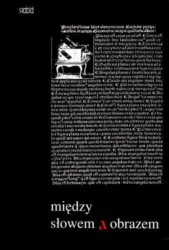 Okładka: Grażyna Stachówna - Między słowem a obrazem